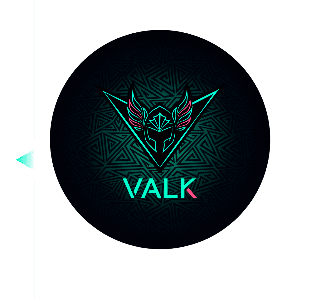 VALK es una marca de sillas gamers guerrera inspirada en la leyenda de las Valkyrias, y como ellas combinamos fuerza, belleza y sabiduría. Tres atributos que se equilibran en la forma triangular de nuestro logo. Tres somos también los guerreros que emprendemos este proyecto
